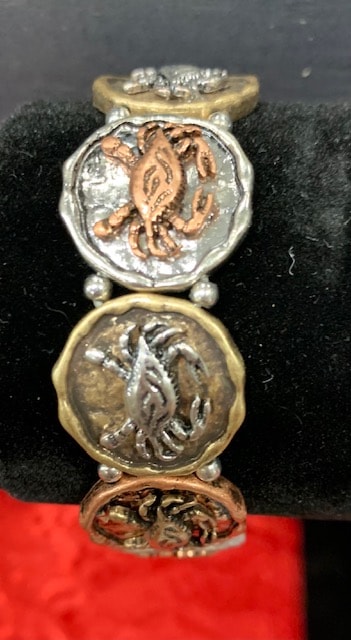 Rustic Crab Designer Bracelet
